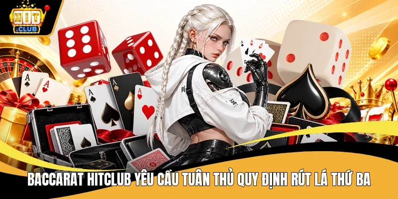 Baccarat Hitclub yêu cầu tuân thủ quy định rút lá thứ ba