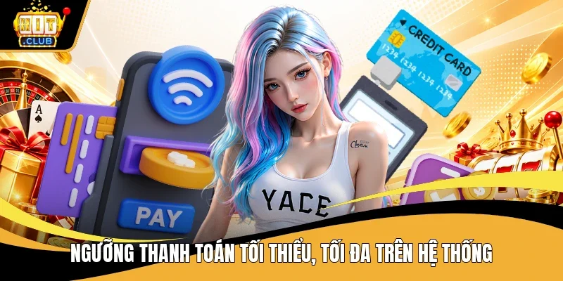 Ngưỡng thanh toán tối thiểu, tối đa trên hệ thống